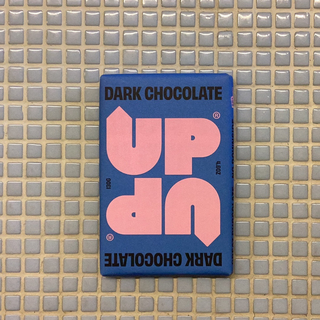 UP original dark chocolate bar