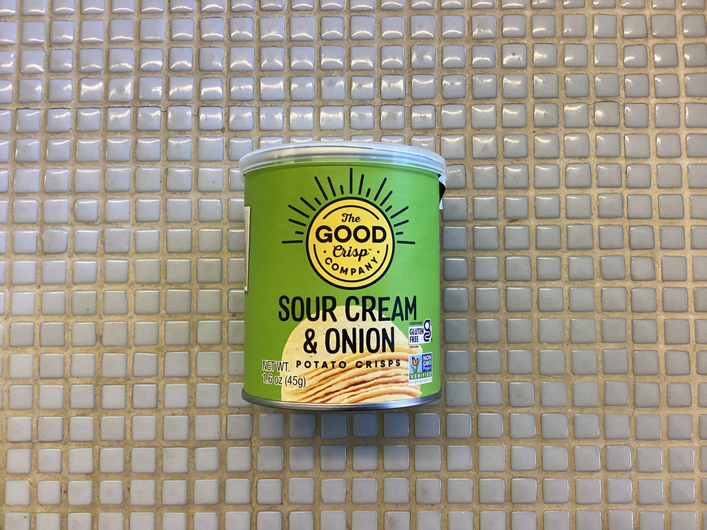 the good crisp sour cream & onion mini 1.6oz.