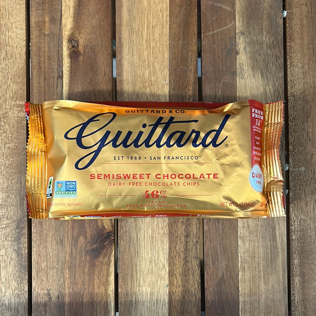 guittard semisweet dairy free chocolate baking chips