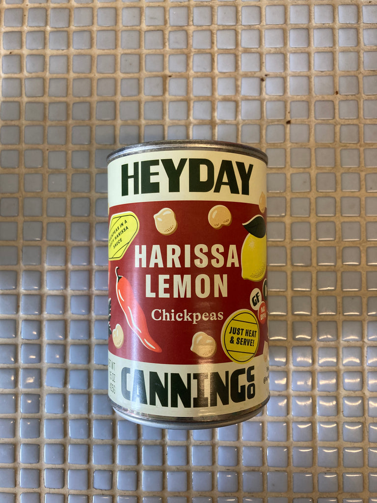 heyday canning harissa lemon chickpeas