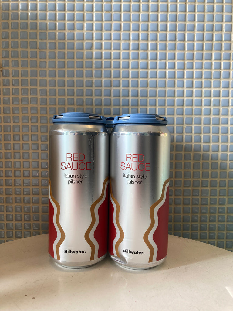 stillwater ‘red sauce’ italian-style pilsner - 4pk 16oz cans