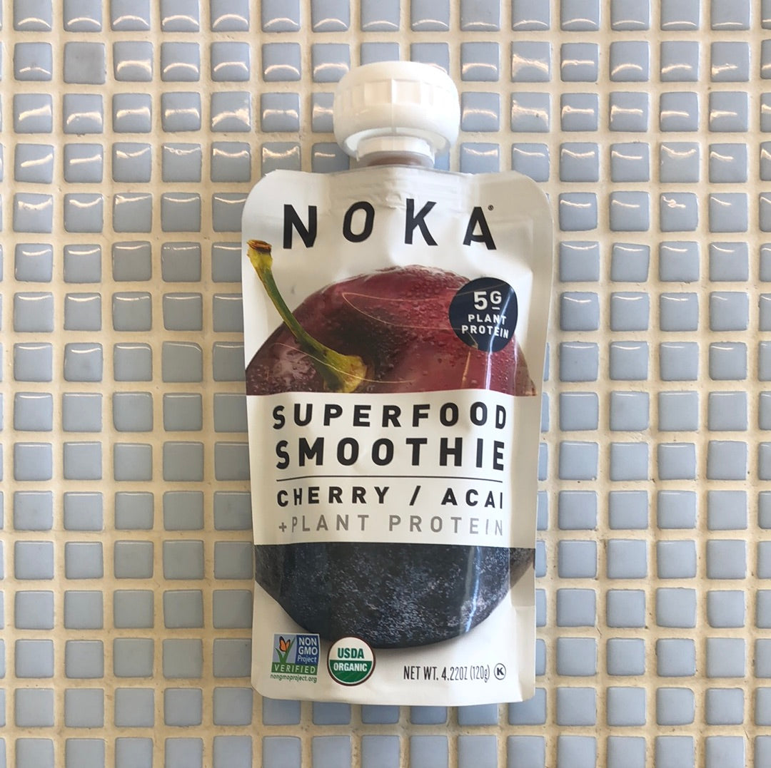 noka superfood smoothie cherry acai | SIP SNACK