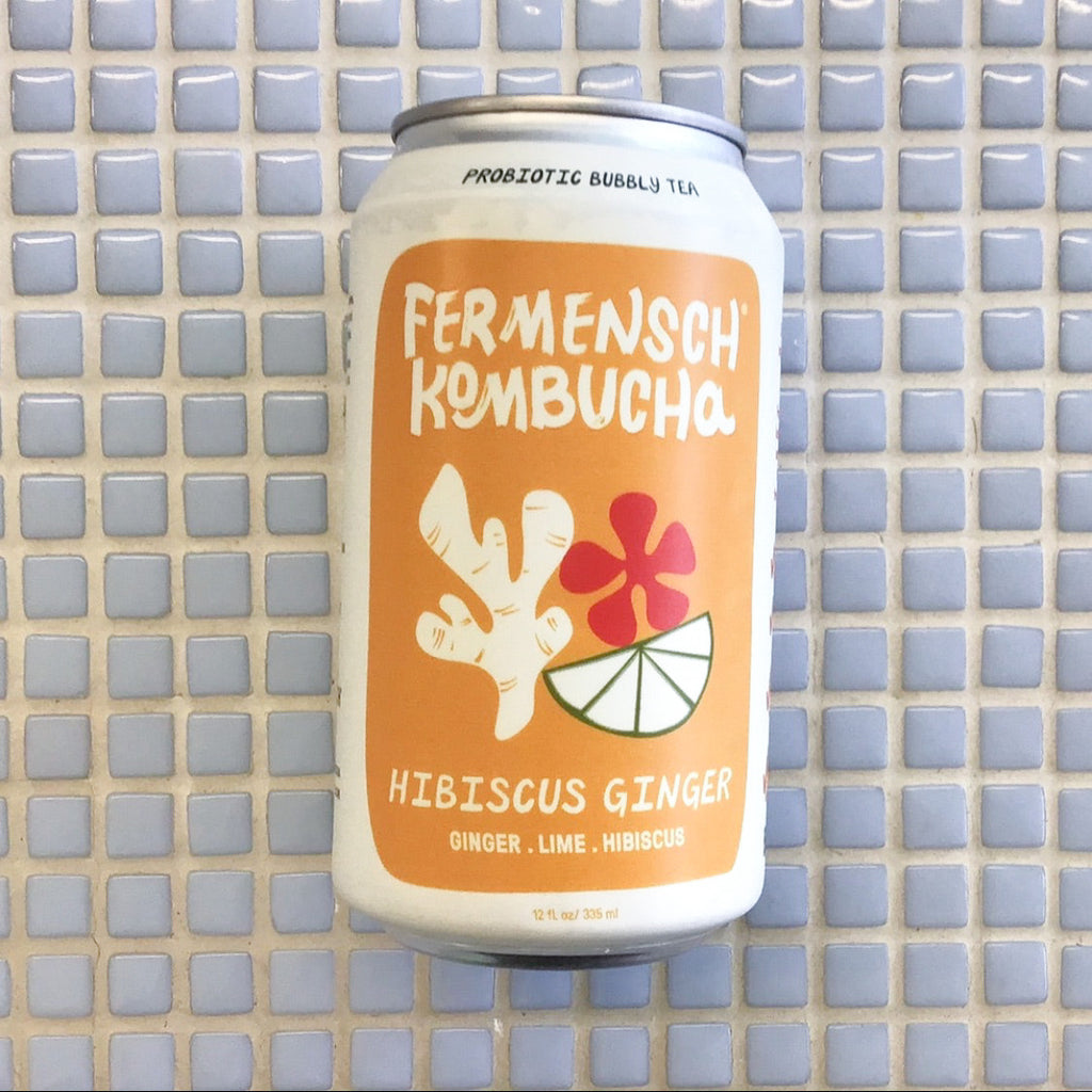 fermensch hibiscus ginger kombucha